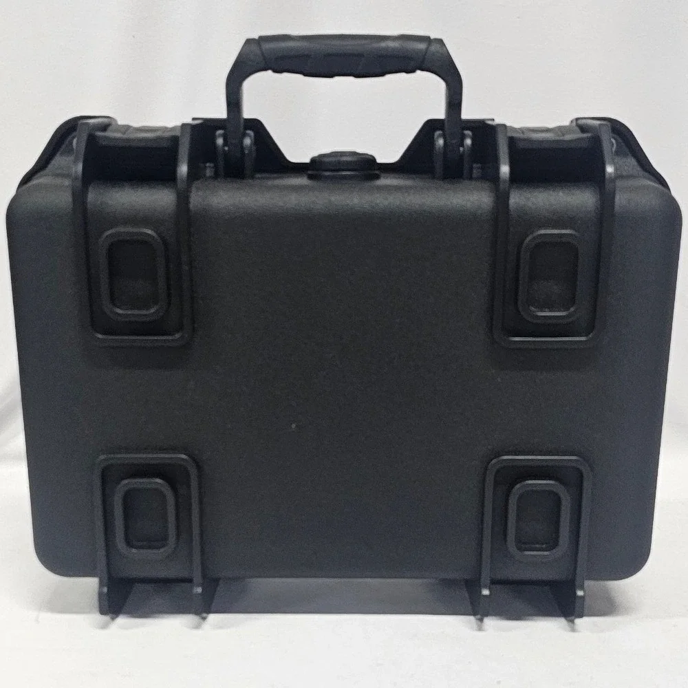 VEVOR Hard Shell Protective Case with Foam Black Rugged Equipment Carry Box